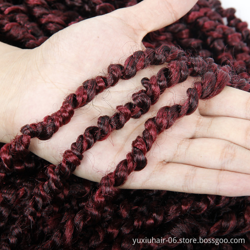 passion twist crochet hair 22 inches braiding hair for women wholesale synthetic crochet braid hair